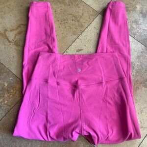 Bright Pink Lululemon Leggings